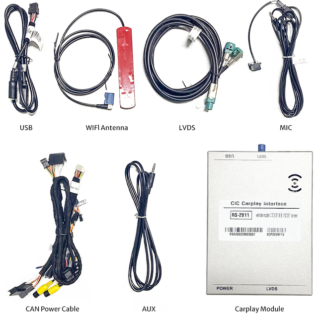 Wireless Apple CarPlay Android Auto Box for BMW NBT CIC CCC System F10 F20 F30 F15 F25 1 3 4 5 6 7 Series X1 X3 X4 X5 F25 12.3