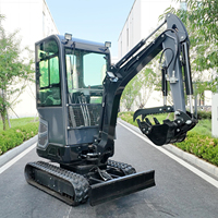 Mini-pelle compacte Barata Pelle Kubota EPA Bagger Pelles sur chenilles Petite pelleteuse 1800kg Miniexcavadora Prix