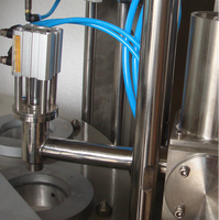 KIS-900 Type rotatif yaourt crème glacée Calippo tasse remplissage scellage Machine emballage en bois personnalisé petite machine de remplissage de jus