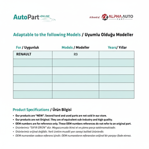 Buje de bisagra de puerta para Renault 9-4 - Product Image 1