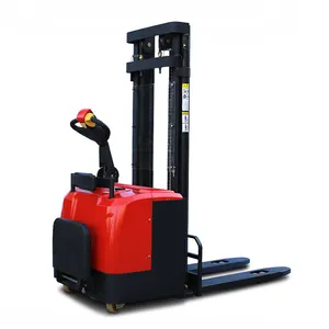 HUGO Brand 1T 1.5T 2T Electric Pallet Stacker Forklift With Factory High Quality