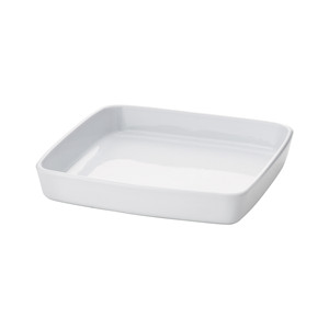 จานอบทรงสี่เหลี่ยม 22 × 22 ซม. สูง 5 ซม. สีขาว Mps - Product Image 1