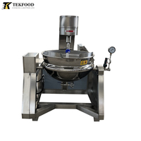 Marmite de cuisson industrielle en acier inoxydable Tek Machinery 200L, Cuve de cuisson multi-planetaires Caramel 300L