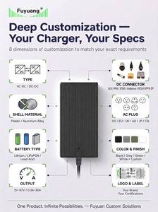 Chargeur de batterie au lithium LiFePO4 ou au plomb-acide personnalisé CE PSE SAA UKCA 24V 36V 48V 60V 2A 3A 5A 8A pour <span class=keywords><strong>fauteuil</strong></span> <span class=keywords><strong>roulant</strong></span> et trottinette électrique - Product Image 6