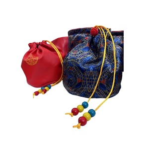 High Quality Flocking Velvet Drawstring <b>Bag</b> with Durable <b>Cord</b> for Luxury Jewelry Presentation - Product Image 1