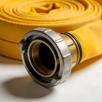 Tuyau d'incendie rouge, blanc et jaune 1,5/2,5/3 pouces 0,8-5,0 MPa 150 200 PSI personnalisable, vente en gros, directement de l'usine, haute qualité