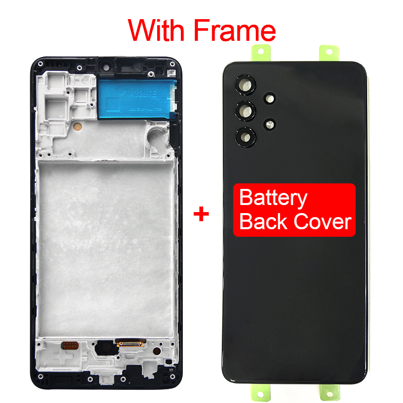 OLED nero con cornice+cover posteriore