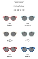DCOPTICAL TAC Polarized Classic Styles Logo Personnalisé 0-3 Ans Bébé Lunettes de Soleil Léger Silicone Souple UV400 Lunettes de Soleil pour