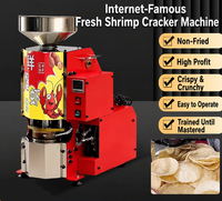 Machine Commerciale Automatique pour la Fabrication de Crackers aux Crevettes, Équipement de Transformation Alimentaire en Acier Inoxydable pour Gâteaux de Riz Soufflé et Snacks Pop
