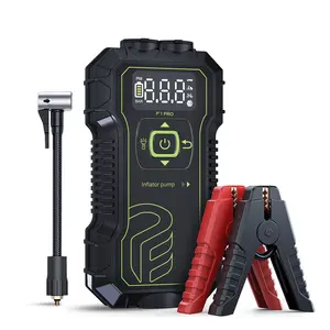 Jump Starter dengan Inflator ban 10000mAh Power Bank mobil Inflator penguat baterai 150PSI kompresor udara