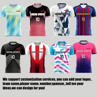 Maillots Football Personnalisé Kits Complets Accessoires Articles Authentique Uniforme Maillots De Chemises & Tops Vêtements De Football
