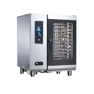 Sunrry Auto Multifunctional Oven Commercial 10 Trays Electric Combi Oven for Sale