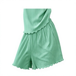 Women Satin Floral Elegant Jersey Robe Set V-neck Cami Shorts 2-Piece Luxury Sleepwear Summer Wear Breathable Drawstring Closure - Product Image 5
