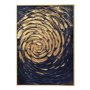 Handmade Hiện Đại Tường Nghệ Thuật Hình Ảnh Trừu Tượng 100% Tranh Sơn Dầu Trên 3D Dày Kết Cấu Vải Cho Khách Sạn Trang Trí Nội Thất - Product Image 5