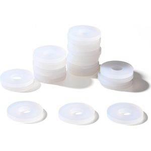Juntas de Silicona Litorange para Botellas con Tapa Abatible, Paquete de 40, Transparentes, Reutilizables, Sellos para Botellas de Cerveza, Accesorios de Bar - Product Image 1