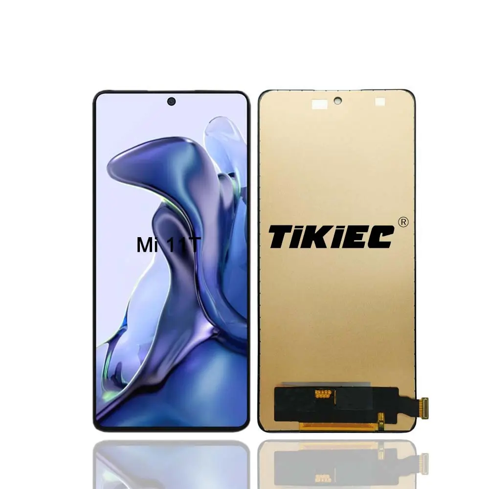 Prix usine téléphone portable d'origine LCD pour XIAOMI MI 11 T LCD haute qualité 1 an de garantie full HD haute luminosité
