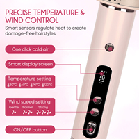 Outils de coiffure professionnels 5 en 1 : sèche-cheveux, lisseur, boucleur automatique et brosse thermique, volumateur à air chaud, appareils de soin des cheveux