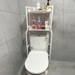 Étagère <span class=keywords><strong>de</strong></span> toilette personnalisée à 2 niveaux, en plastique, gain <span class=keywords><strong>de</strong></span> place dans la salle <span class=keywords><strong>de</strong></span> bain, étagère <span class=keywords><strong>de</strong></span> <span class=keywords><strong>balcon</strong></span> à 2 niveaux et organisateur <span class=keywords><strong>de</strong></span> rangement, étagère <span class=keywords><strong>de</strong></span> toilette, salle <span class=keywords><strong>de</strong></span> bain - Product Image 2