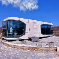 Capsule spatiale mobile Lu Ban Zhu Sanya pour le tourisme, B&B sans restriction de zone, en aluminium, avec isolation EPS