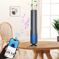   Diffuseur d'huiles essentielles sans eau avec contrôle audio, en métal, pour bureau, système de musique et aromathérapie domestique, haut-parleur pour spa