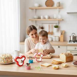 Juego de 15 Cortadores de Galletas con Formas de Frutas, Verduras y Dibujos Animados, Cortadores de Galletas de <span class=keywords><strong>Minnie</strong></span> y Mickey Mouse para Niños - Product Image 6