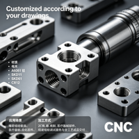 Services de tournage CNC de précision en aluminium avec usinage, fraisage, perçage et brochage