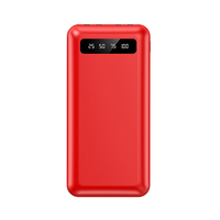 Chargeur Portable 30000 mAh, Batterie Externe avec Écran LCD, Batterie de Secours avec Câble Intégré, Charge Téléphone Double Entrée USB-C