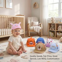 Nueva Gorra de Béisbol con Diseño de Animales para Niños, Estilo Coreano, Visera para el Sol, Primavera-Verano, Gorra Linda para Bebés