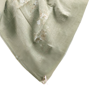 Nara hecho a mano alto algodón Hijab bufanda transpirable manga corta para adultos Trendsetting 10 primavera colores étnicos ropa de tamaño libre - Product Image 3