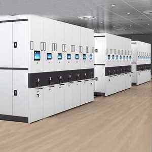 Archivador móvil moderno de metal inteligente, estantería compacta de control inteligente para oficina en casa, sistema de archivos de alta densidad para escuelas - Product Image 1