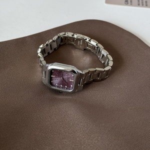 Montres à quartz <span class=keywords><strong>en</strong></span> <span class=keywords><strong>acier</strong></span> inoxydable étanches à cadran carré Scottie A9743b, très vendues, <span class=keywords><strong>montre</strong></span> de luxe personnalisée pour <span class=keywords><strong>femme</strong></span> - Product Image 5