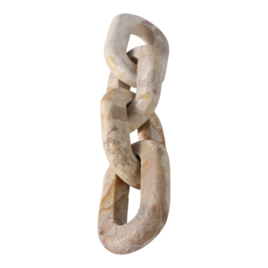 Scultura a catena in marmo, decorazione moderna per bagno, ufficio, soggiorno, statua decorativa da scaffale - Product Image 3