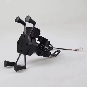 Phổ Sạc xe đạp đứng xe máy người giữ điện thoại di động có thể điều chỉnh linh hoạt gương chiếu hậu gắn x-loại điện thoại - Product Image 4