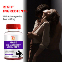 Gummies de Suppléments à Base de Plantes en Gros pour la Vente en Usine avec Vitamine C et Racine d'Ashwagandha pour Soutenir la Stabilité et l'Endurance, Gummies pour l'Amélioration Masculine