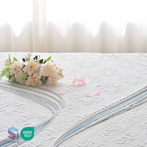 Penjualan langsung dari pabrik matras Jacquard rajutan matras sutra adem kain penutup matras tekstil rumah - Product Image 2