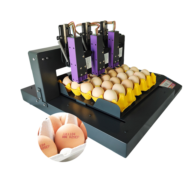 Food-grade Ink Egg Marking Machine Supports Dry/oil-based/water-based/UV Inks Continuous Inkjet Printer