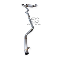 Échappement Valvetronic Catback pour BMW 340i F30 F31 F34 2015-2018 B58, échappement en acier inoxydable, tuyaux d'échappement, silencieux avec embouts noirs