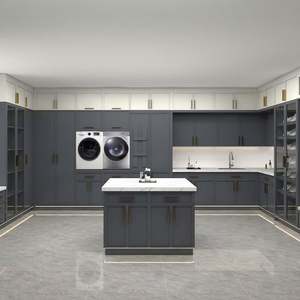 High-End Freestanding Contemporary Integrated <b>Cabinets</b> for Multi-Functional Spaces in Kitchen <b>Laundry</b> Hotel Use - Product Image 1