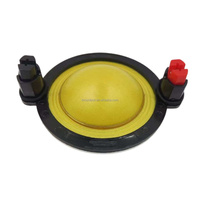 Kit de réparation de tweeter à compression de 2 pouces avec diaphragme en tissu jaune de 51,3 mm pour haut-parleur PA