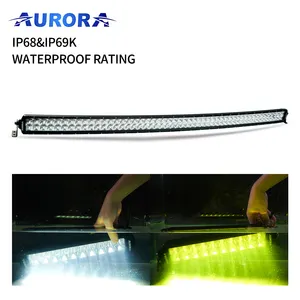 Atv Utv Nieuwe Gebogen Licht 50 Inch Dual Rij Curve Led Light Bar 24V Vrachtwagen