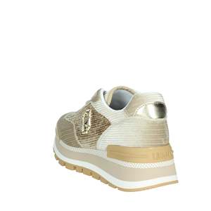 Sneakers Donna Liu-Jo con Plateau e Lacci, Modello Amazing 23 in Tela Taupe, Trendy - Product Image 2