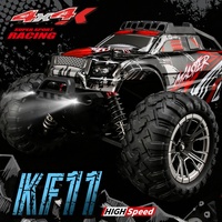 Voiture RC KFPLAN KF11 2.4G 1/16, télécommande entièrement proportionnelle, 4 roues motrices, buggy de course tout-terrain haute vitesse, 33 km/h, voiture résistante aux éclaboussures