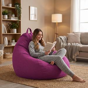 Offre Spéciale – Housse de Canapé Paresseux en Lin pour Salon, Grande et Petite, Confortable, Fauteuil Inclinable, Fauteuil Poire, Fauteuil Bulle - Product Image 2