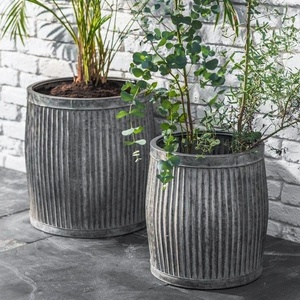 Décoration de jardin et de maison Décoration de jardinage Accessoires de jardin Jardinière en fer de grande taille - Product Image 2