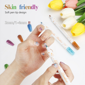 Meilleure vente : Stylo effaçable pour nail art, graffiti, aquarelle, marqueur acrylique à séchage rapide, nouveau produit de peinture pour ongles, très populaire sur internet - Product Image 5