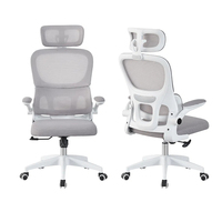 Chaises de bureau de direction de luxe au design moderne, ergonomiques, en maille, dossier haut