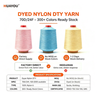 High Color Fastness Dyed Nylon Yarn Fade Resistant Yarn with Soft Hand Feel for Sock and Sweater Knitting
