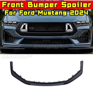 <b>Car</b> Front Bumper Lip <b>Diffuser</b> Spoiler Matte Black Modification Part for Ford Mustang 2024 Bumper Protector <b>Car</b> Accessories - Product Image 2