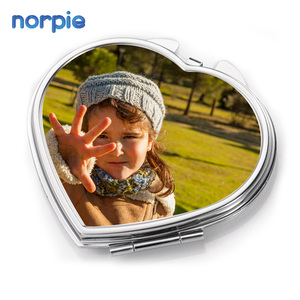 Accettare Modelli <span class=keywords><strong>Specchio</strong></span> di Metallo di Sublimazione Personalizzato Carino <span class=keywords><strong>a</strong></span> Forma di <span class=keywords><strong>Cuore</strong></span> <span class=keywords><strong>Specchio</strong></span> Compatto - Product Image 1