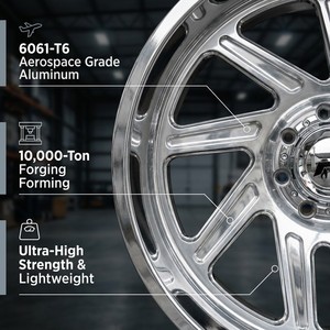 Jantes forgées en alliage 22x12 en forme de <span class=keywords><strong>H</strong></span> pour camionnettes Ford F350 20 22 <span class=keywords><strong>24</strong></span> 26 28 30 pouces 8x170 - Product Image 6